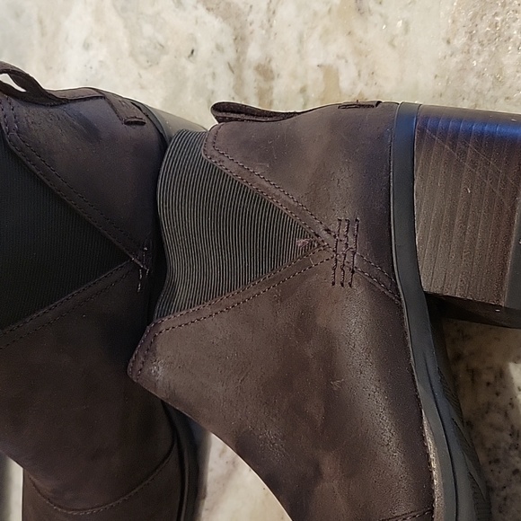 Sorel Cate Leather Chelsea short boots - Picture 4 of 8